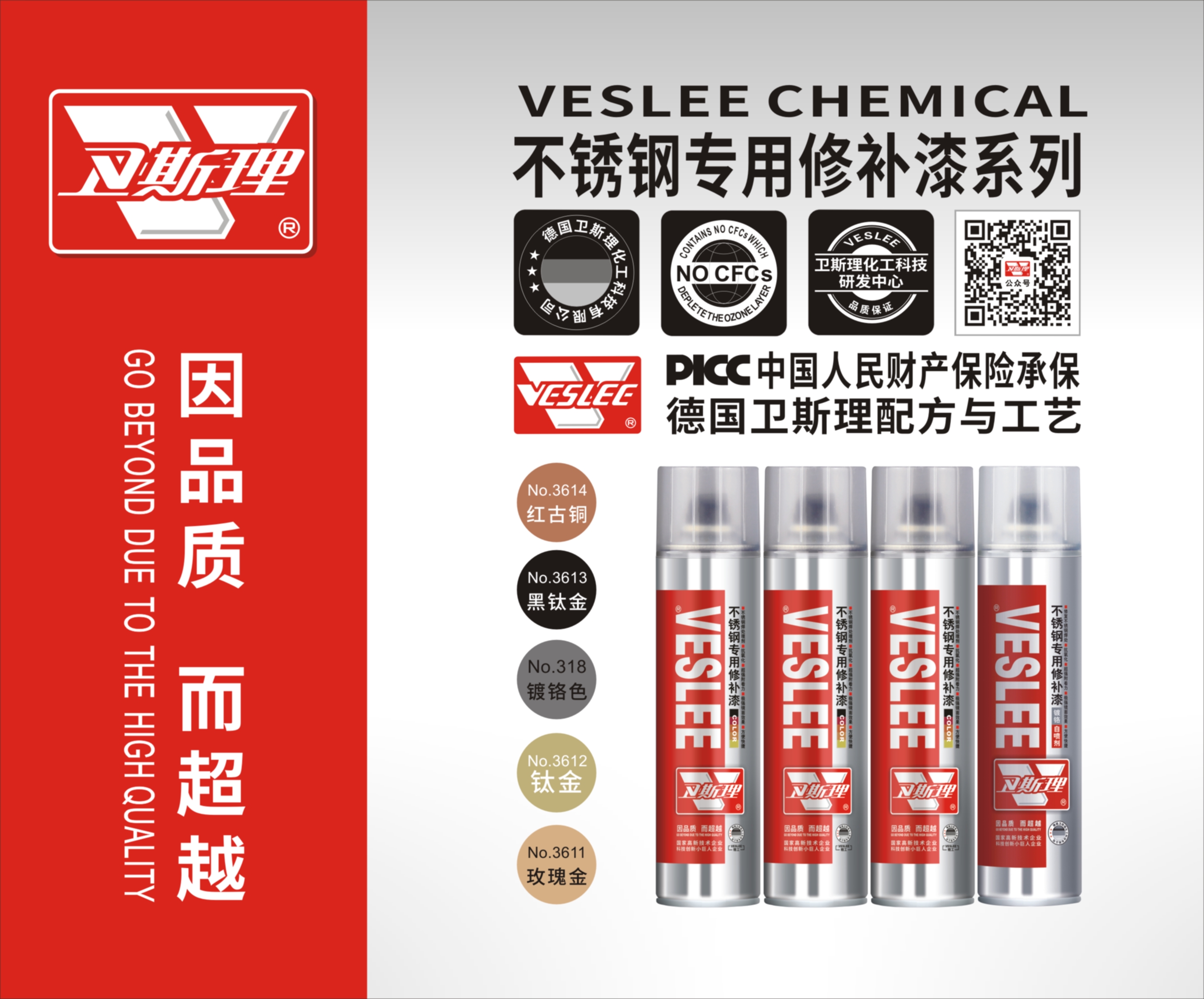 不锈钢专用修补漆