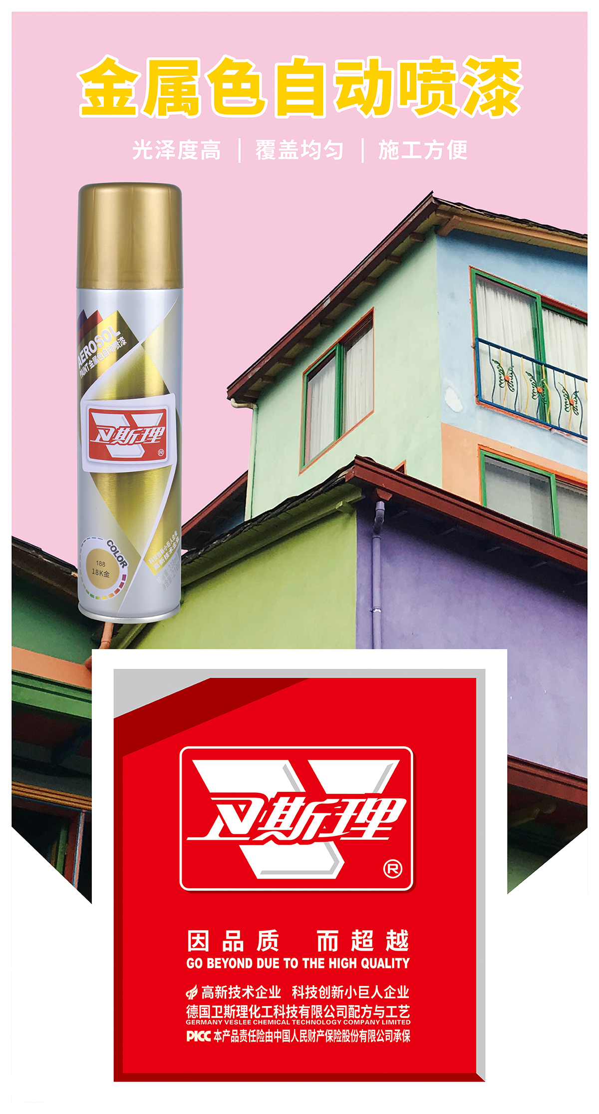 金属色自动喷漆