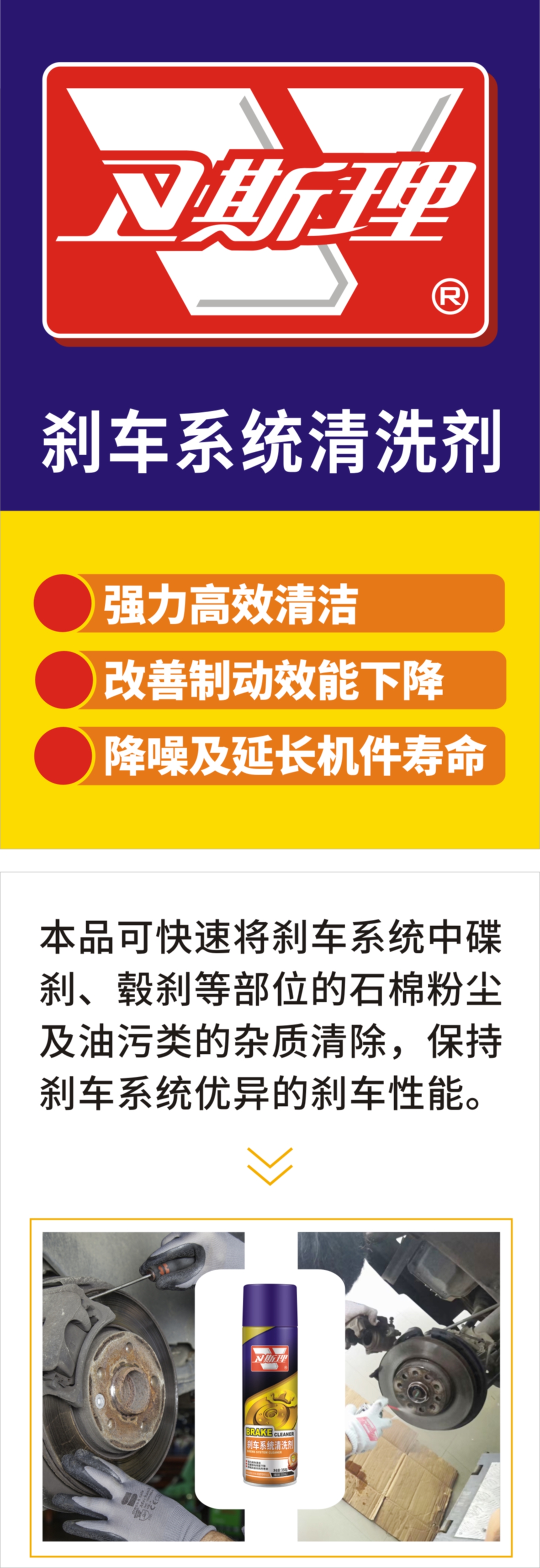 刹车系统清洗剂