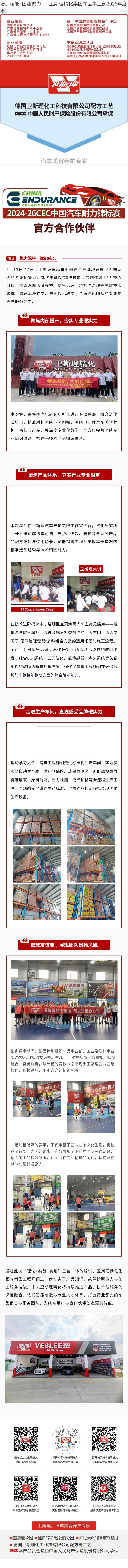 培训赋能·团建聚力，卫斯理精化集团车品事业部2026年度集训