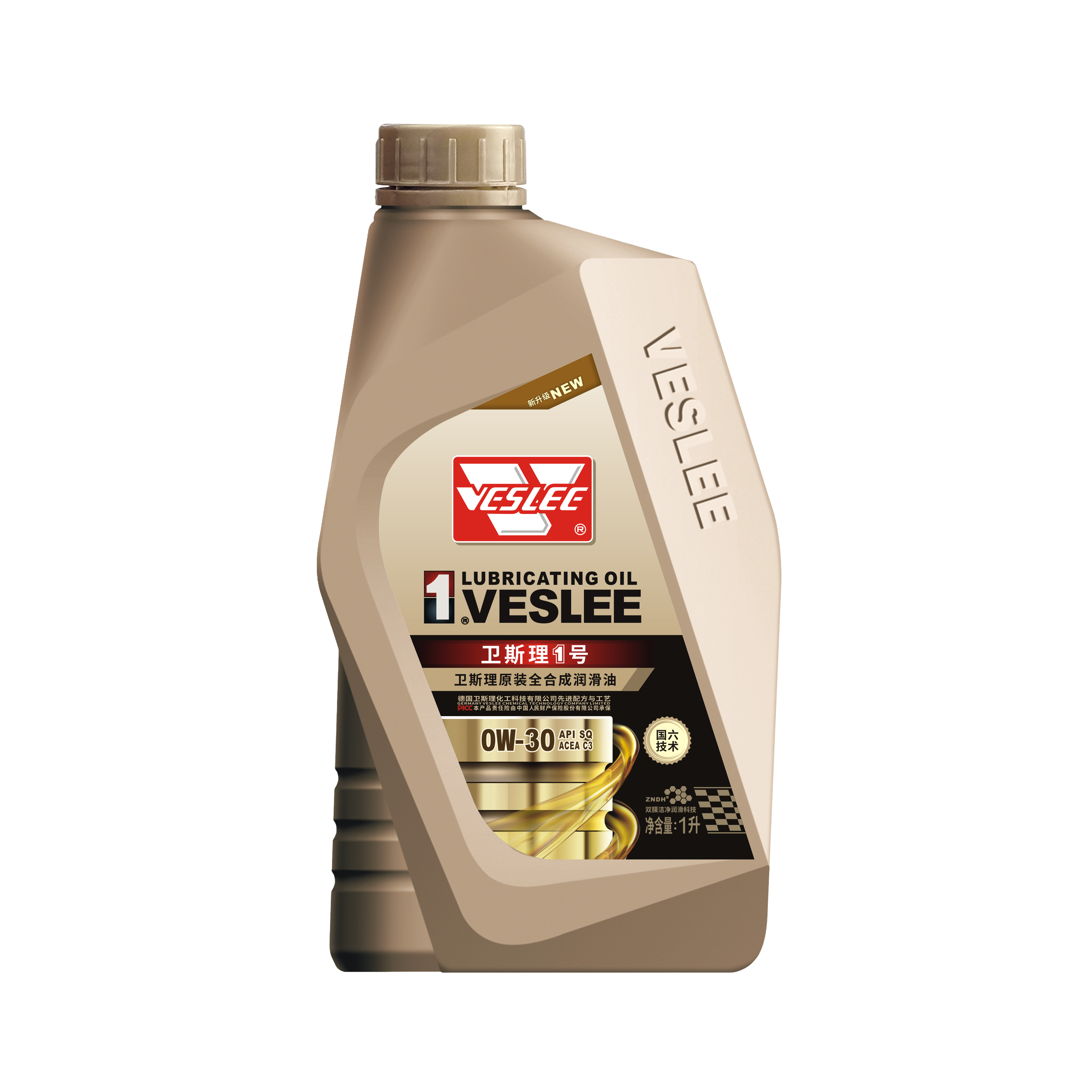 卫斯理1号0W-30原装全合成润滑油1L