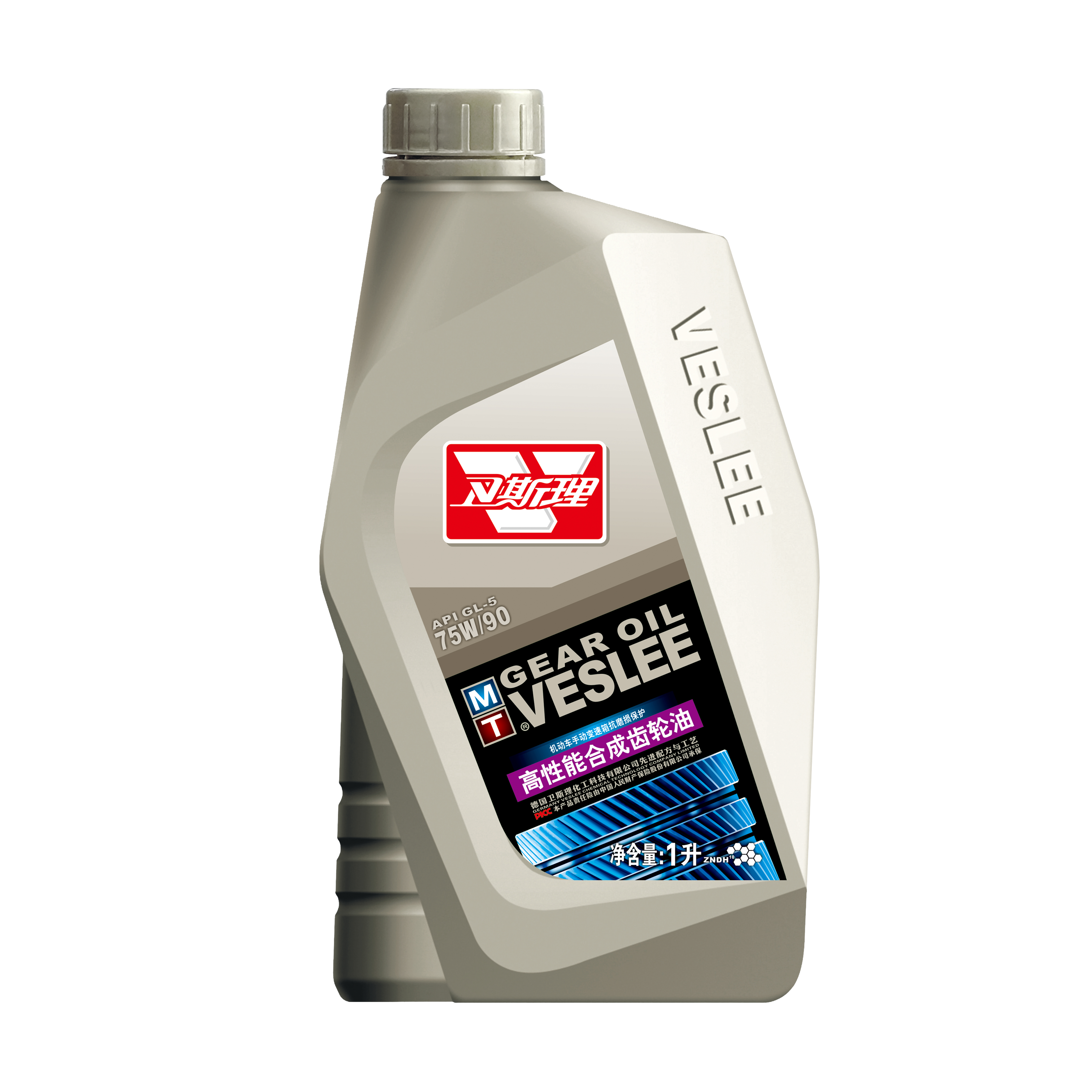 高性能合成GL-5 75W90齿轮油1L